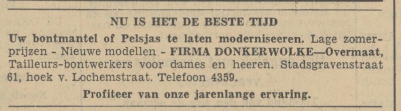 Stadsgravenstraat 61 hoek Van Lochemstraat Fa. Donkerwolke-Overmaat advertentie Tubantia 11-7-1936.jpg