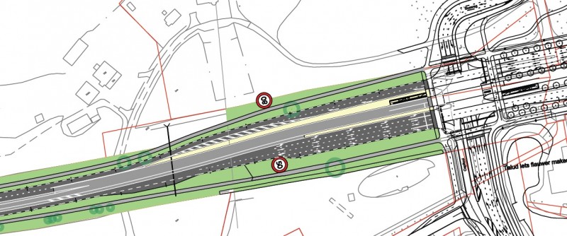 Aansluiting Bosweg op de Hengelosestraat