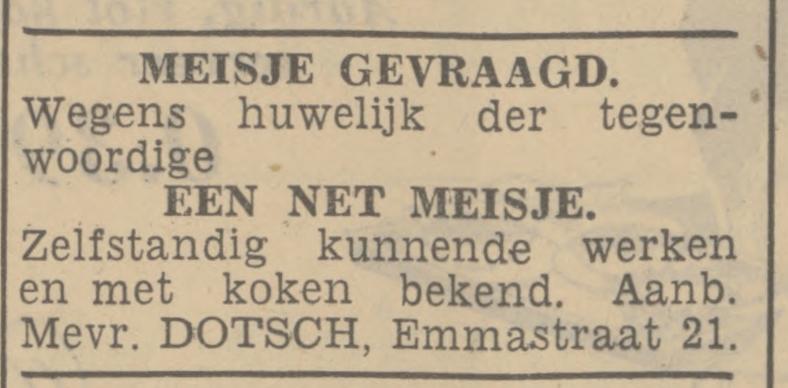 Emmastraat 21 Mevr. Dotsch advertentie Tubantia 30-11-1938.jpg