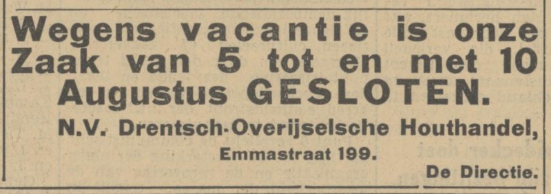 Emmastraat 199 Drentsch Overijsselsche Houthandel advertentie Tubantia 2-8-1935.jpg