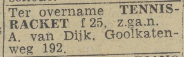 Goolkatenweg 192 van Dijk advertentie Twentsch nieuwsblad 16-8-1943.jpg