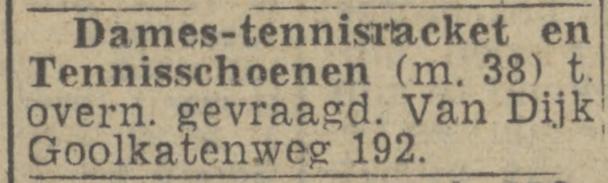Goolkatenweg 192 van Dijk advertentie Twentsch nieuwsblad 9-7-1943.jpg
