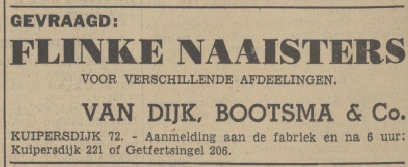 Kuipersdijk 221 Van Dijk, Bootsma & Co. advertentie Tubantia 4-12-1939.jpg