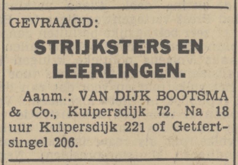 Kuipersdijk 221 Van Dijk, Bootsma & Co. advertentie Tubantia 17-3-1938.jpg