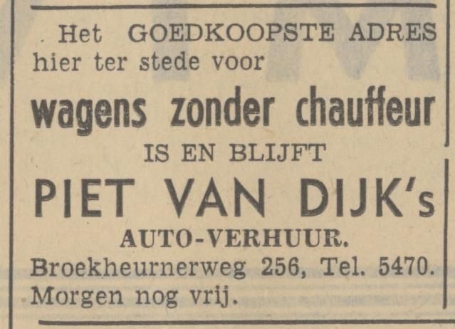 Broekheurnerweg 256 Piet van Dijk advertentie Tubantia 19-8-1939.jpg