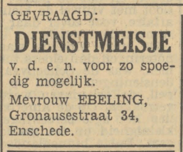 Gronausestraat 34 Mevr. Ebeling advertentie Tubantia 24-10-1950.jpg