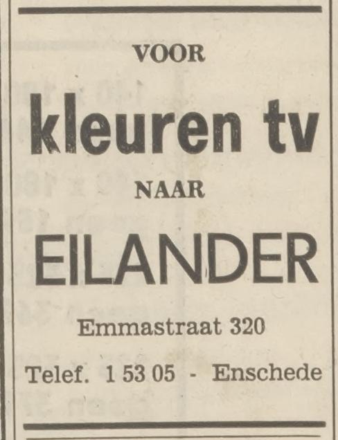 Emmastraat 320  Eilander advertentie Tubantia 5-5-1967.jpg