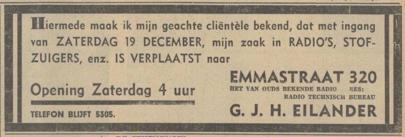 Emmastraat 320 G.J.H. Eilander advertentie Tubantia 9-12-1936.jpg