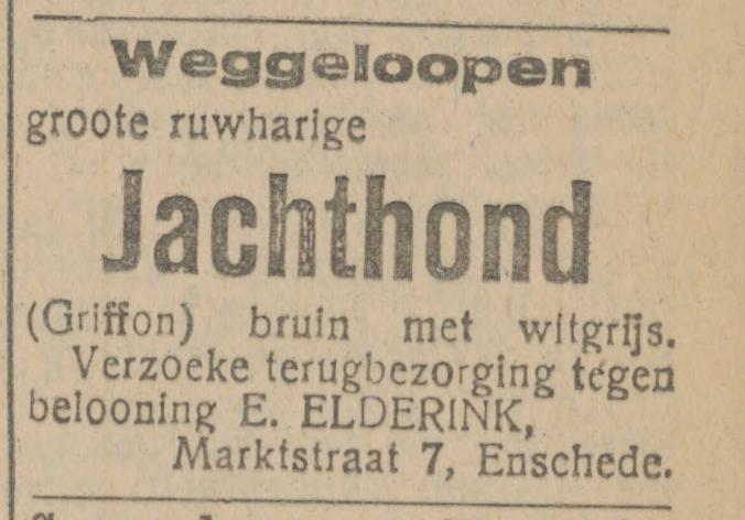 Marktstraat 7 E. Elderink advertentie Tubantia 29-12-1919.jpg