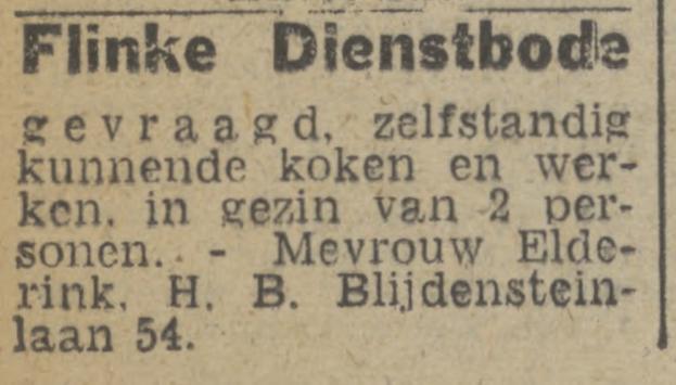 H.B. Blijdenstein 54 Mevr. Elderink advertentie Twentsch nieuwblad 19-7-1943.jpg