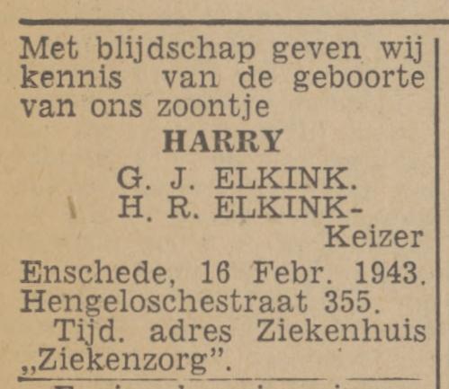 Hengelosestraat 355 G.J. Elkink advertentie Tubantia 18-2-1943.jpg