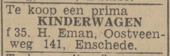 Oostveenweg 141 H. Eman advertentie Twentsch nieuwsblad 21-1-1943.jpg