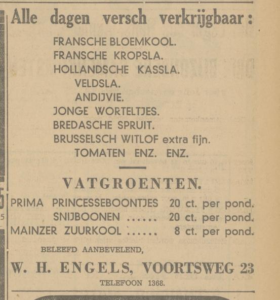 Voortsweg 23 W.H. Engels advertentie Tubantia 29-1-1932.jpg