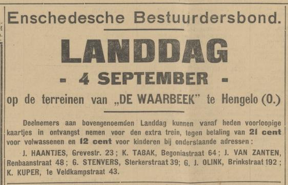 Begoniastraat Enschedesche Bestuurdersbond advertentie Tubantia 13-8-1927.jpg