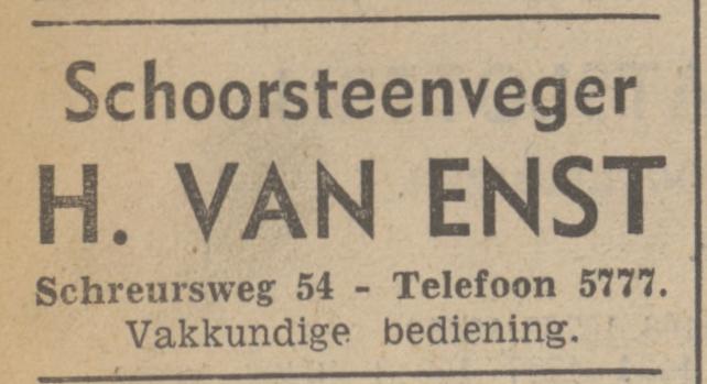 Schreursweg 54 H. Van Enst schoorsteenveger advertentie Tubantia 25-9-1939.jpg