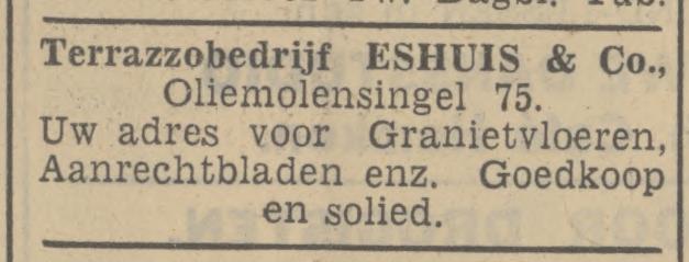 Oliemolensingel 75  Eshuis & Co. Terrazzobedrijf advertentie Tubantia 10-9-1938.jpg