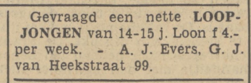 G.J. van Heekstraat 99 A.J. Evers advertentie Tubantia 9-11-1938.jpg