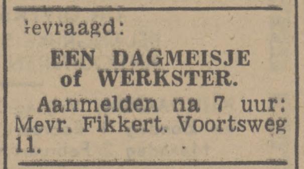 Voortsweg 11 Mevr. Fikkert advertentie Tubantia 26-1-1948.jpg