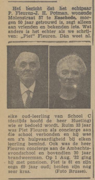 Molenstraat 57 P. Fleuren krantenbericht Twentsch nieuwsblad 16-11-1944.jpg
