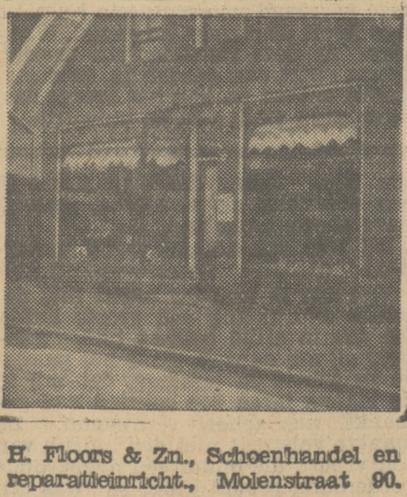 Molenstraat 90 H. Floors & Zn., schoenhandel en reparatieinr., krantenfoto Tubantia 19-6-1934.jpg