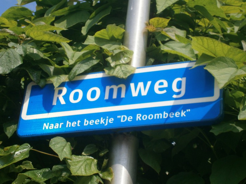Roomweg straatnaambord (2).JPG