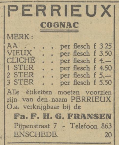 Pijpenstraat 7 F.H.G. Fransen advertentie Tubantia 21-6-1929.jpg