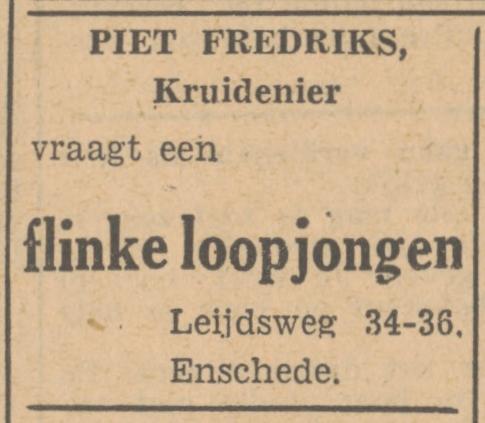 Leijdsweg 34-36 Piet Fredriks kruidenier advertentie Tubantia 17-8-1948.jpg