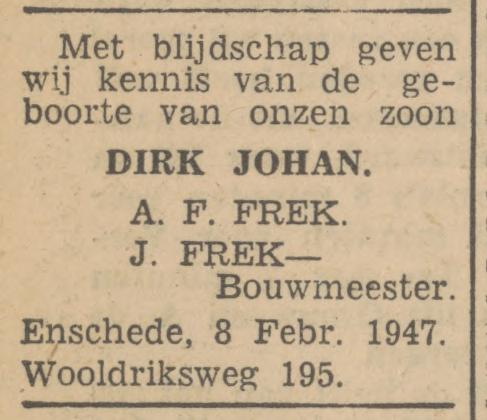 Wooldriksweg 195 A.F. Frek advertentie Tubantia 10-2-1947.jpg