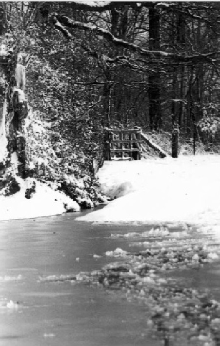Zweringbeekweg Beek in de winter 21-1-1976.jpg