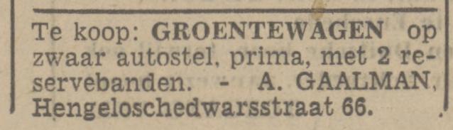 Hengeloschedwarsstraat 66 A. Gaalman advertentie Tubantia 21-6-1941.jpg