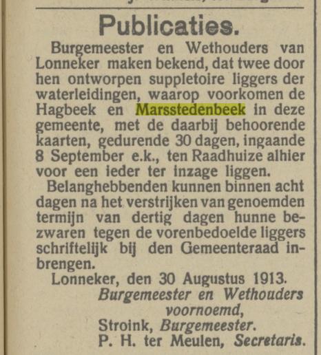 Marsstedenbeek krantenbericht 5-9-1913.jpg