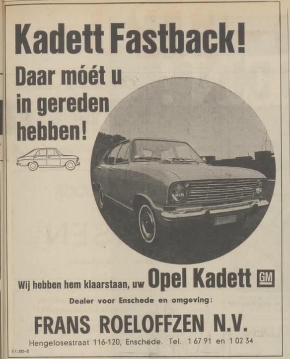 Hengelosestraat 116-120 Automobielbedrijf Frans Roeloffzen advertentie Tubantia 3-5-1968.jpg