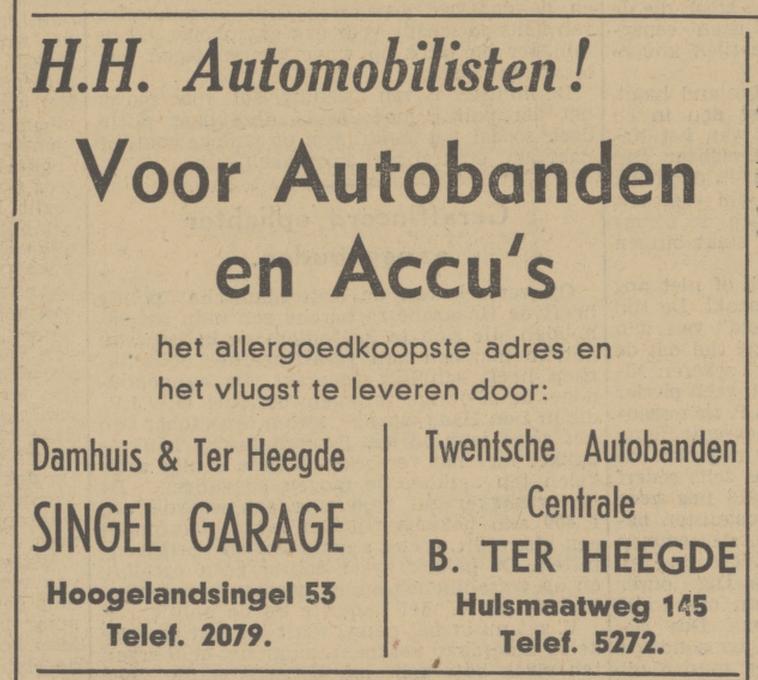 Hogelandsingel 53 Singel Garage B. ter Heegde advertentie 9-3-1940.jpg
