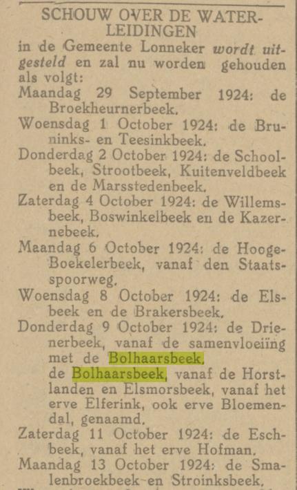 Bolhaarsbeek schouw waterleiding krantenbericht Tubantia 19-9-1924.jpg