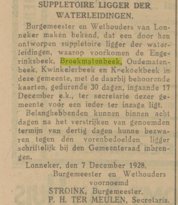 Broekmatenbeek krantenbericht Tubantia 8-12-1928.jpg