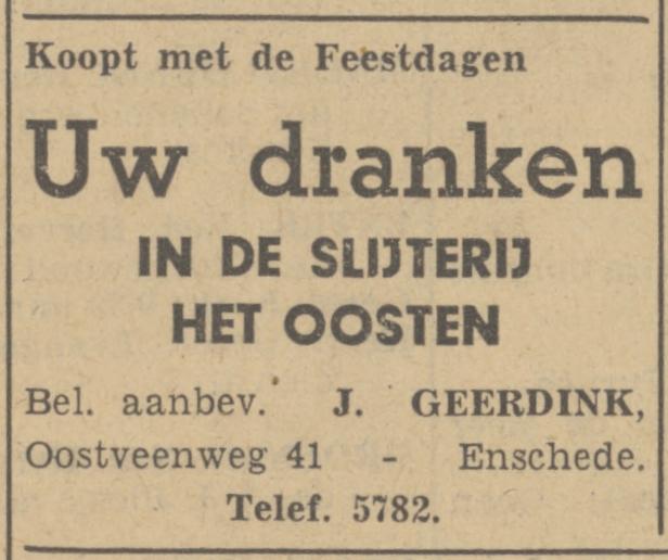 Oostveenweg 41 J. Geerdink advertentie Tubantia 11-5-1940.jpg