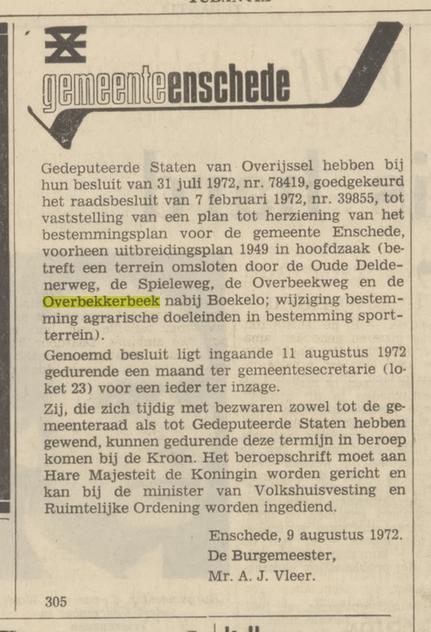 Overbekkerbeek nabij Boekelo Overbeekweg advertentie Tubantia 10-8-1972.jpg