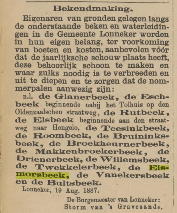 Elsmorsbeek krantenbericht Tubantia 20-8-1887.jpg