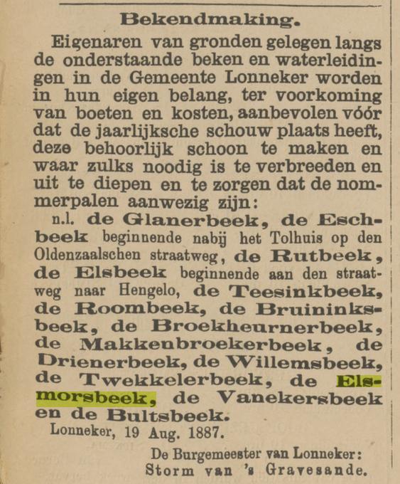 Elsmorsbeek krantenbericht Tubantia 20-8-1887.jpg
