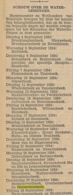 Ganzenbosbeek schouw waterleiding krantenbericht Tubantia 27-7-1934.jpg