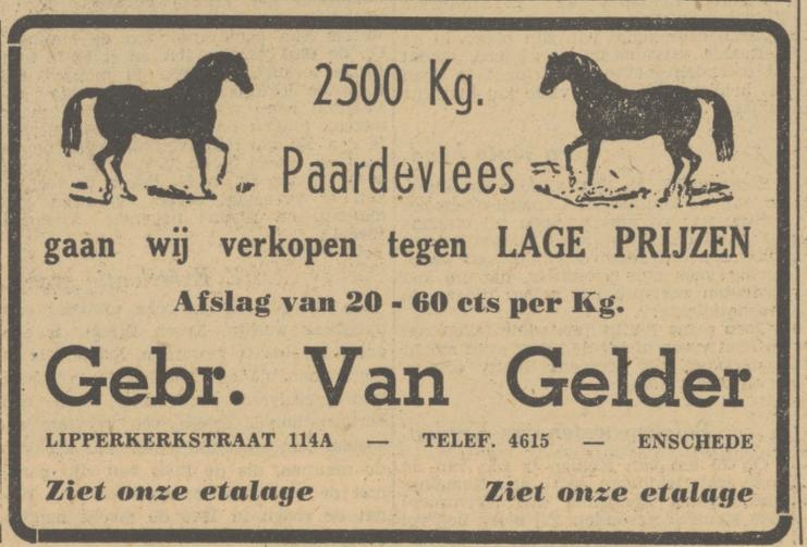 Lipperkerkstraat 114a Gebr. van Gelder advertentie  Tubantia 12-11-1951.jpg