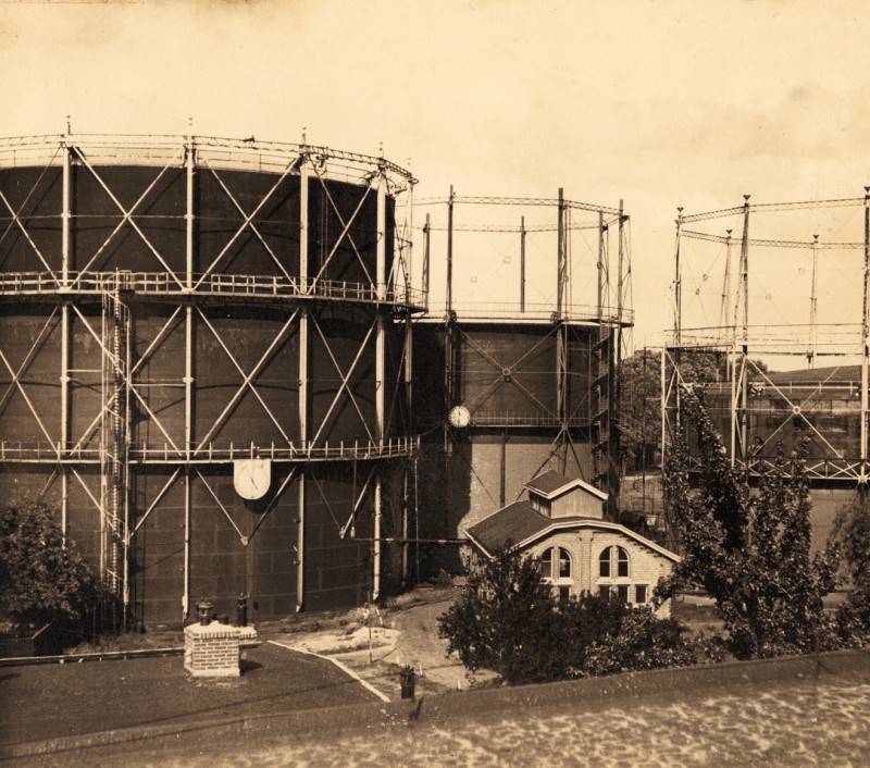 lippinkhofsweg Gasfabriek situatie na de oorlog 1950.jpg