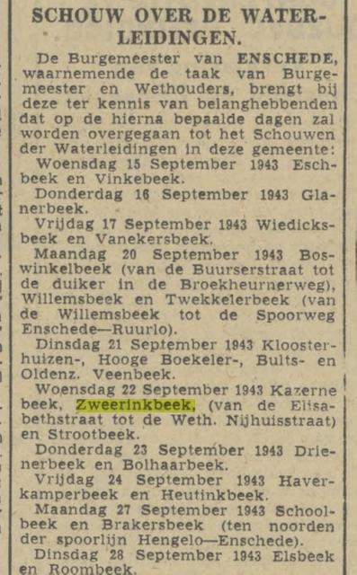 Zweerinkbeek krantenbericht Tubantia 25-8-1943.jpg