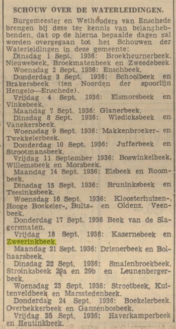 Zweerinkbeek krantenbericht Tubantia 15-8-1936.jpg