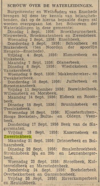 Zweerinkbeek krantenbericht Tubantia 15-8-1936.jpg