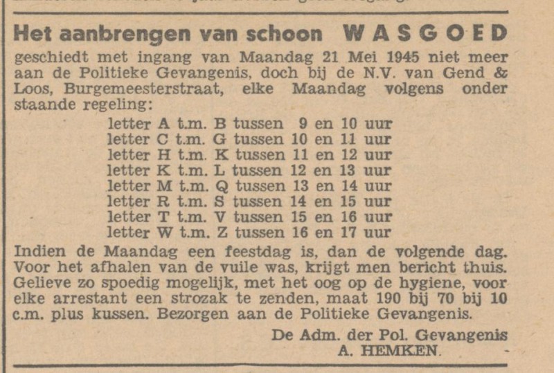 Burgemeesterstraat 3 Van Gend & Loos advertentie Het Vrije Volk 17-5-1945.jpg
