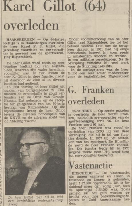 K.F.J. Gillot overleden krantenbericht Tubantia 4-4-1972.jpg