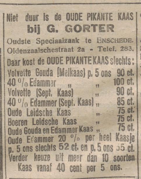 Oldenzaalsestraat 2a G. Gorter advertentie 16-2-1926.jpg