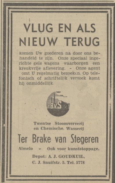 C.J. Snuifstraat A.J. Goudkuil advertentie Tubantia 13-3-1948.jpg