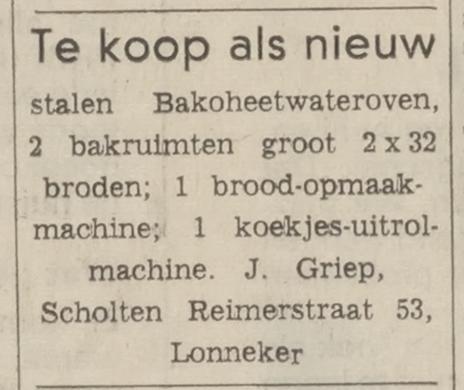 Scholten Reimerstraat 53 J. Griep advertentie Tubantia 13-8-1969.jpg